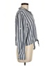 Cloth & Stone Stripes Gray Long Sleeve Blouse Size M - photo 4