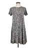 Old Navy Animal Print Gray Casual Dress Size M - photo 1