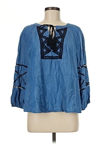 Crown & Ivy 3/4 Sleeve Blouse (view 1)