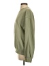 H&M Solid Green Sweatshirt Size S - photo 5