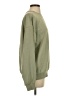 H&M Solid Green Sweatshirt Size S - photo 4