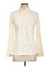 J. McLaughlin Solid Ivory Long Sleeve Button-Down Shirt Size L - photo 1