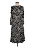 Susan Graver Argyle Black Casual Dress Size M - photo 2
