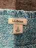 L.L.Bean 100% Cotton Tweed Teal Pullover Sweater Size S - photo 7