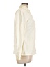 J. McLaughlin Solid Ivory Long Sleeve Button-Down Shirt Size L - photo 4