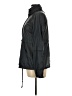 Saks Fifth Avenue 100% Polyester Solid Black Windbreaker Size L - photo 5