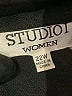 Studio I 100% Polyester Black Blazer Size 22 - photo 6