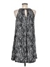 Tahari Graphic Silver Cocktail Dress Size M - photo 2