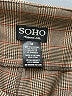 SOHO Apparel Ltd Plaid Brown Casual Pants Size M - photo 7