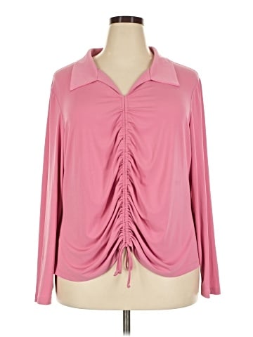 Dialogue Long Sleeve Blouse (view 1)