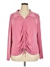Dialogue Pink Long Sleeve Blouse Size 3X - photo 1