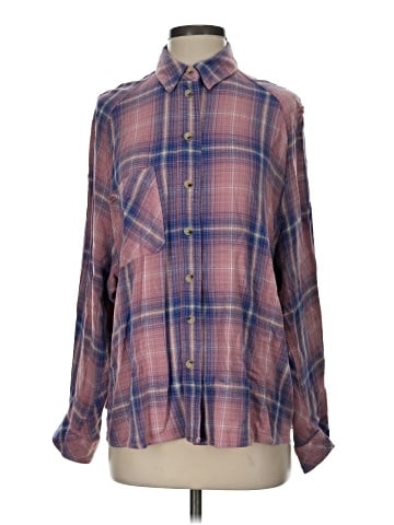 BDG Long Sleeve Button-Down Shirt (view 1)