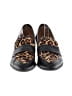 Nine West Animal Print Black Flats Size 7 - photo 2