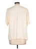 Cupcakes & Cashmere 100% Polyester Ivory Short Sleeve Blouse Size L - photo 2