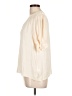 Cupcakes & Cashmere 100% Polyester Ivory Short Sleeve Blouse Size L - photo 5
