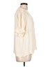 Cupcakes & Cashmere 100% Polyester Ivory Short Sleeve Blouse Size L - photo 4