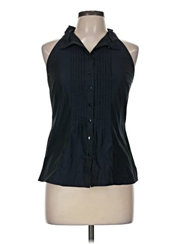 Vince. Sleeveless Button-Down Shirt (view 1)
