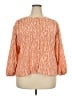 Elizabeth and James 100% Polyester Orange 3/4 Sleeve Blouse Size XXL - photo 1
