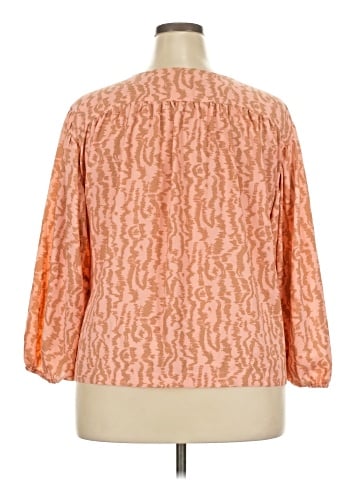 Elizabeth and James 3/4 Sleeve Blouse (view 2)