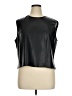 Halogen 100% Polyester Black Sleeveless Blouse Size XL - photo 1