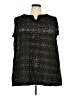 Islander 100% Polyester Black Sleeveless Blouse Size 3X - photo 1