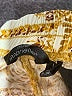 Mlle Gabrielle 100% Rayon Paisley Yellow Shorts Size L - photo 3