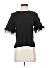For Cynthia Black Short Sleeve Top Size S - photo 1