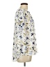 Daniel Rainn 100% Polyester Floral Ivory 3/4 Sleeve Blouse Size L - photo 4