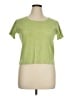 Sutton Studio 100% Cotton Green Short Sleeve Top Size XL - photo 1