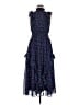 Lulus 100% Polyester Paisley Blue Casual Dress Size M - photo 1