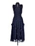 Lulus 100% Polyester Paisley Blue Casual Dress Size M - photo 2