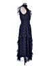 Lulus 100% Polyester Paisley Blue Casual Dress Size M - photo 4