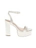 Aldo White Sandals Size 6 1/2 - photo 1