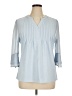 Blooming Jelly Blue 3/4 Sleeve Blouse Size XL - photo 1