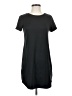 Pink Rose Solid Black Casual Dress Size S - photo 1