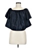 Keepsake 100% Polyester Blue Short Sleeve Blouse Size M - photo 1