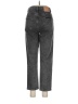 Zara Chevron-herringbone Gray Jeans Size 4 - photo 2