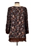 Susan Graver 100% Rayon Brown 3/4 Sleeve Blouse Size L - photo 2