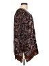Susan Graver 100% Rayon Brown 3/4 Sleeve Blouse Size L - photo 4