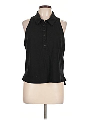 Banana Republic Factory Store Sleeveless Button-Down Shirt (view 1)