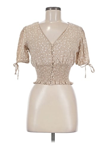 J for Justify Short Sleeve Blouse (view 1)