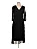 Taylor 100% Polyester Solid Black Cocktail Dress Size 12 - photo 1