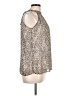 Sioni 100% Polyester Ivory Sleeveless Blouse Size L - photo 4