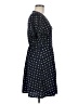19 Cooper 100% Polyester Polka Dots Blue Casual Dress Size M - photo 4