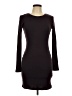 Forever 21 Solid Black Casual Dress Size L - photo 1