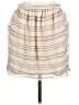 BCBGeneration 100% Polyester Stripes Ivory Casual Skirt Size 10 - photo 1