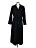 Gallery 100% Polyester Black Trenchcoat Size 8 - photo 1