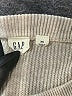 Gap 100% Cotton Stripes Tan Turtleneck Sweater Size XS - photo 7