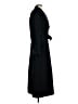 Gallery 100% Polyester Black Trenchcoat Size 8 - photo 4