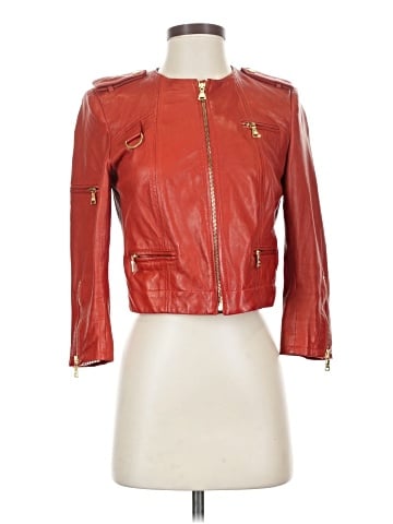 Alice + Olivia Leather Jacket (view 1)
